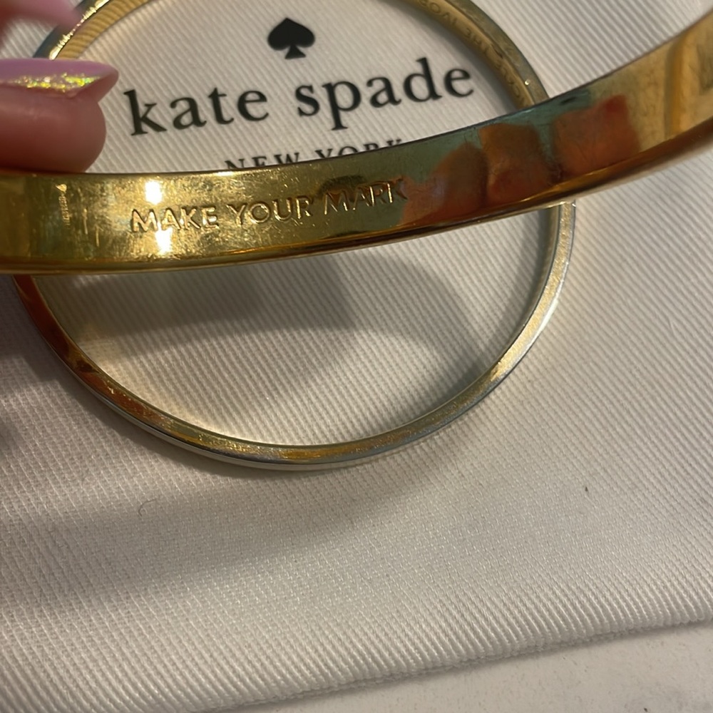 Kate Spade Enameled Bangle Stack Set - image 4